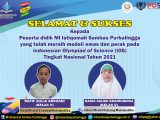 Indonesian Olympiad of Science (IOS) Tingkat Nasional (Siswa)
